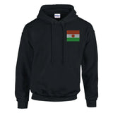 Sweat à capuche drapeau du niger en broderie - pixelformaflag