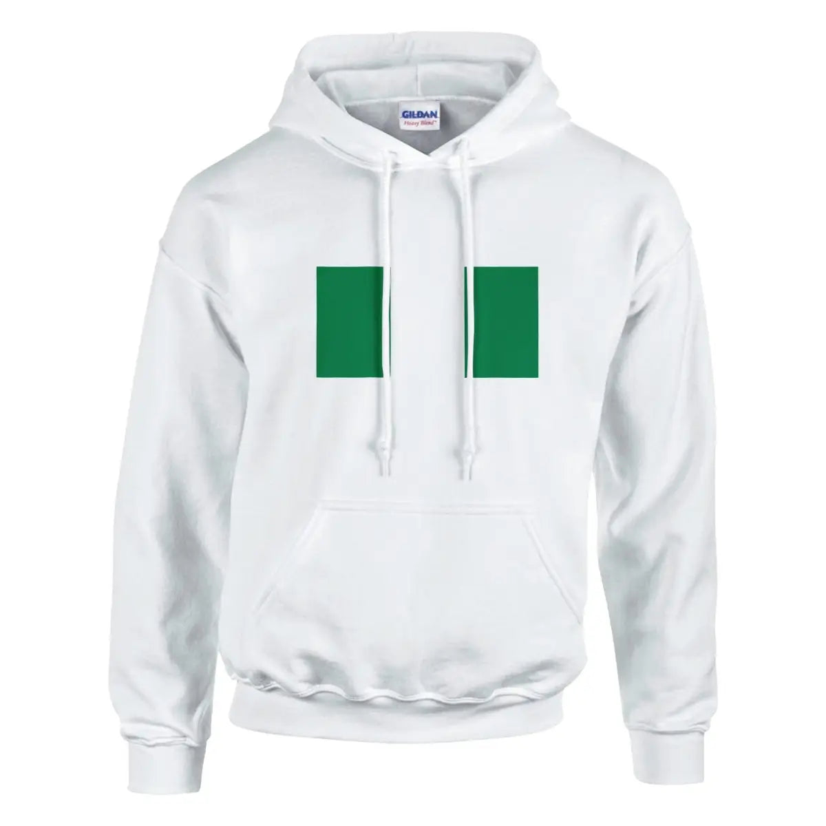 Sweat à capuche Drapeau du Nigeria - Pixelforma 