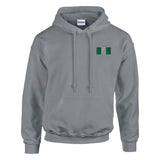 Sweat à capuche Drapeau du Nigeria en broderie - Pixelforma 