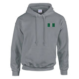 Sweat à capuche drapeau du nigeria en broderie - pixelformaflag
