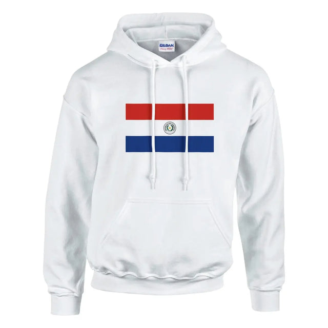 Sweat à capuche Drapeau du Paraguay - Pixelforma 