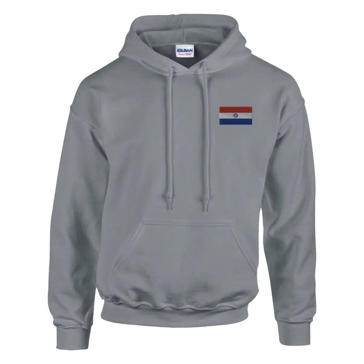 Sweat à capuche drapeau du paraguay en broderie - pixelformaflag