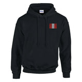 Sweat à capuche drapeau du pérou en broderie - pixelformaflag