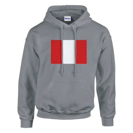 Sweat à capuche drapeau du pérou - pixelformaflag