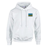 Sweat à capuche Drapeau du Rwanda en broderie - Pixelforma 