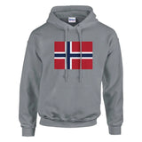 Sweat à capuche Drapeau du Svalbard et de Jan Mayen - Pixelforma 