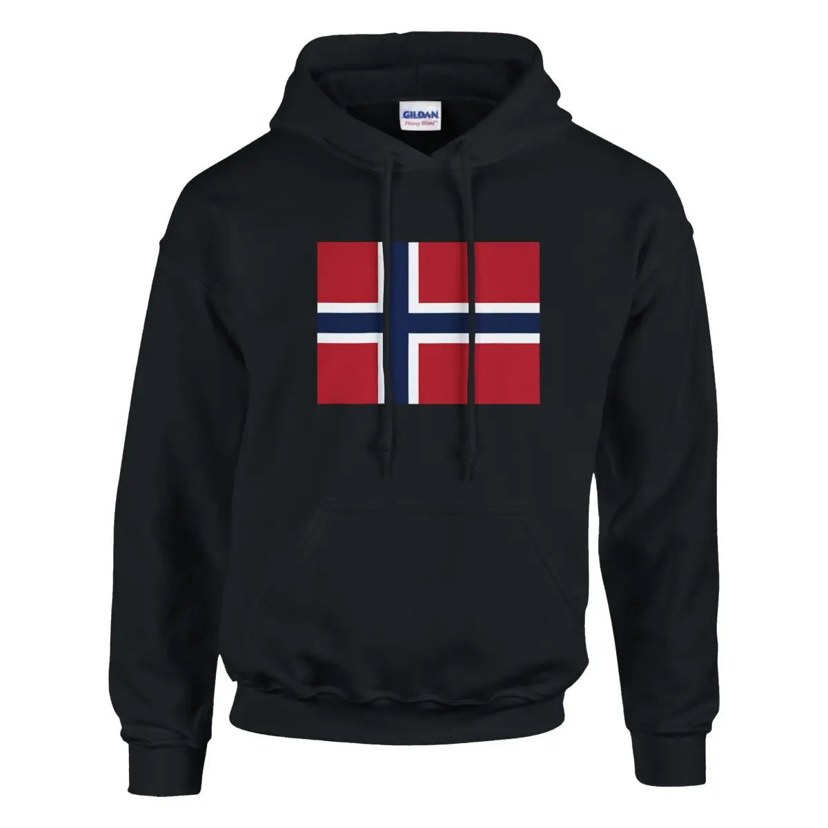 Sweat à capuche Drapeau du Svalbard et de Jan Mayen - Pixelforma 