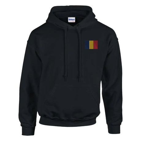 Sweat à capuche drapeau du tchad en broderie - pixelformaflag