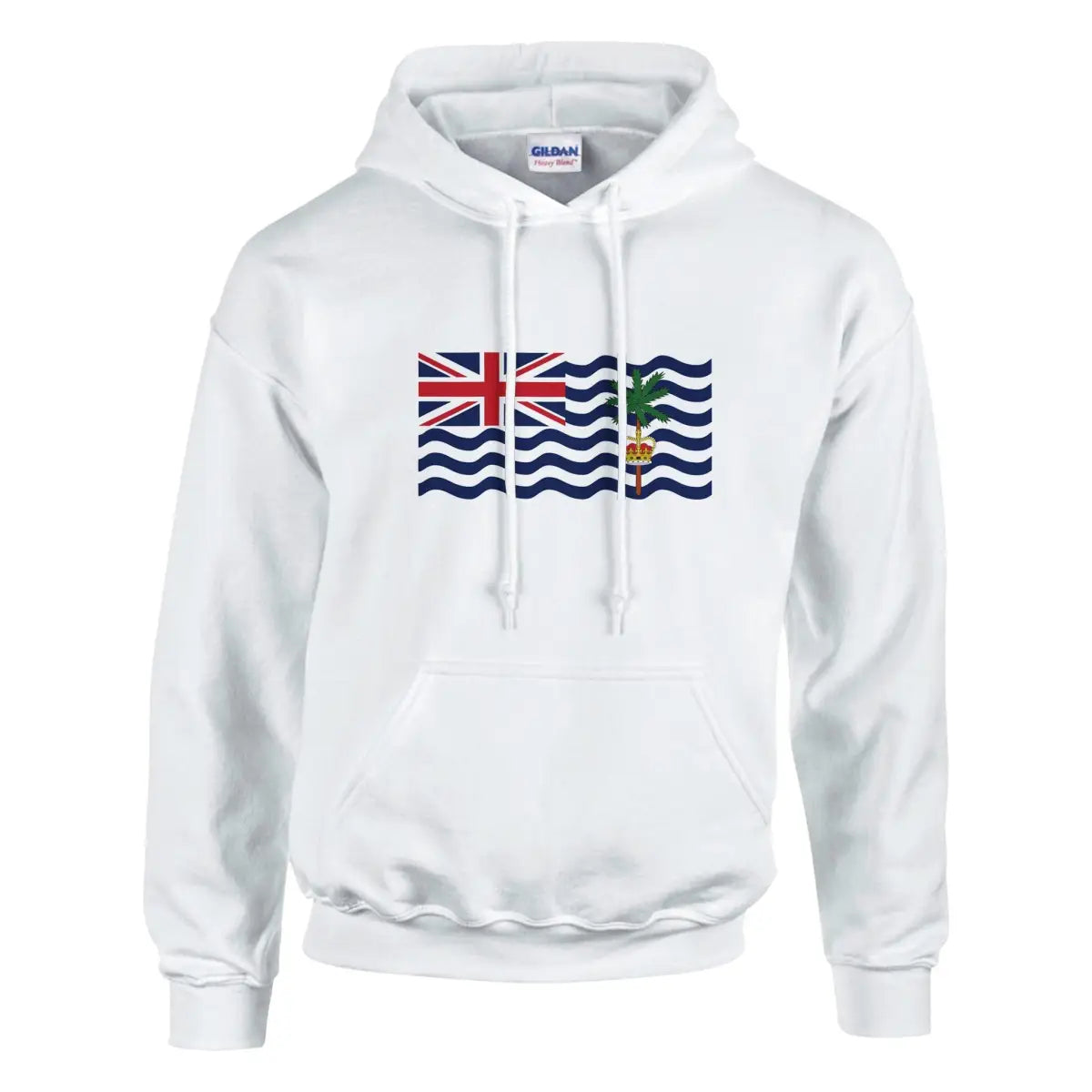 Sweat à capuche Drapeau du Territoire britannique de l'océan Indien - Pixelforma 