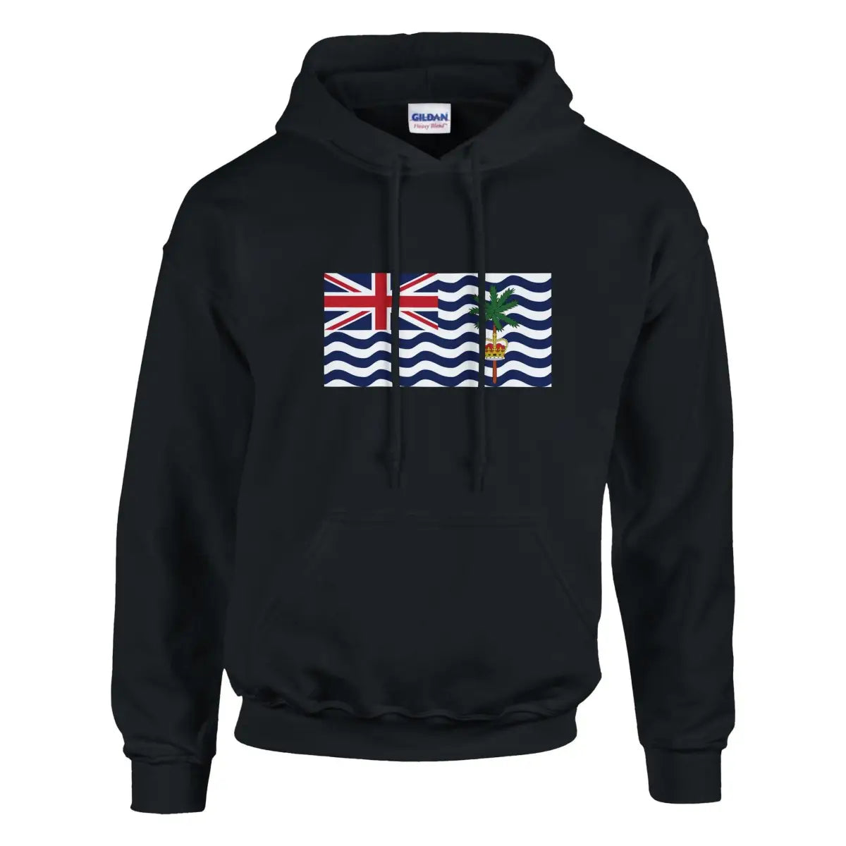 Sweat à capuche Drapeau du Territoire britannique de l'océan Indien - Pixelforma 