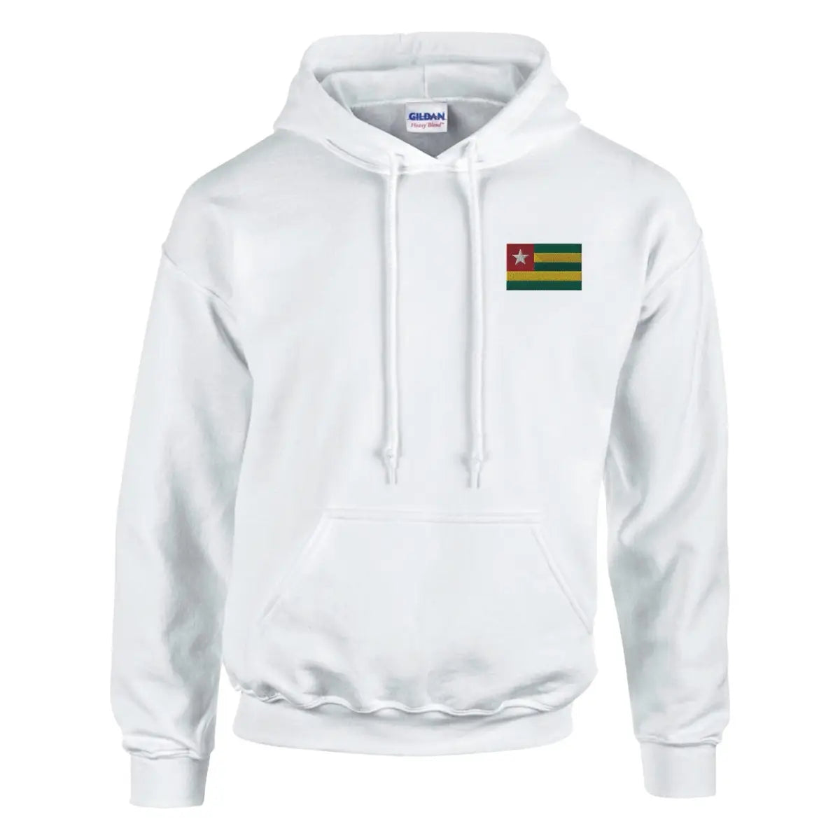 Sweat à capuche drapeau du togo en broderie - pixelformaflag
