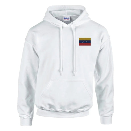 Sweat à capuche drapeau du venezuela en broderie - pixelformaflag