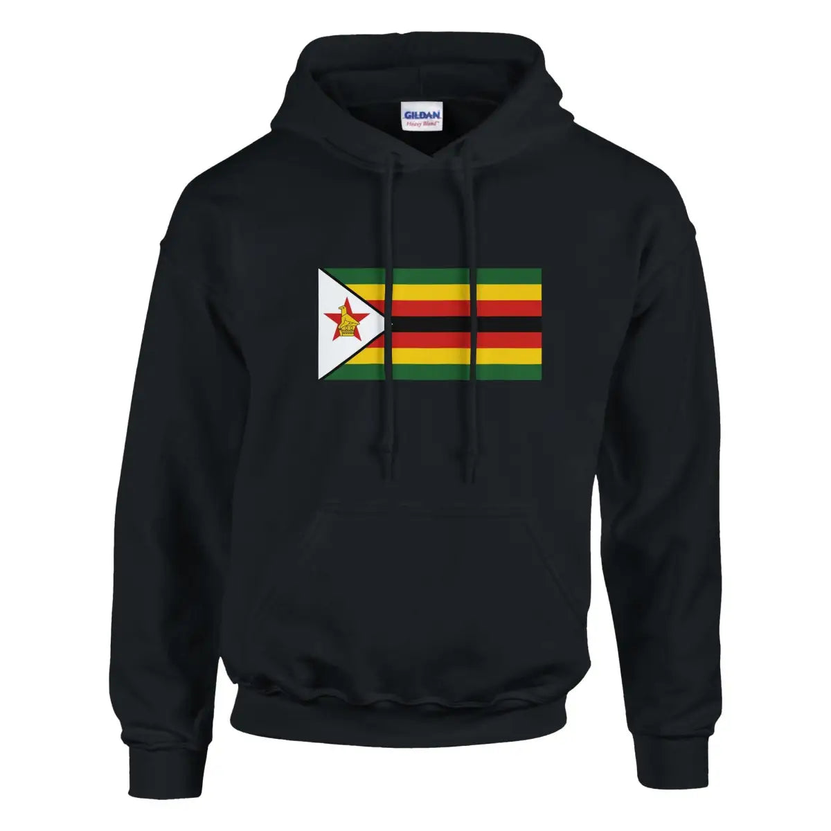 Sweat à capuche Drapeau du Zimbabwe - Pixelforma 