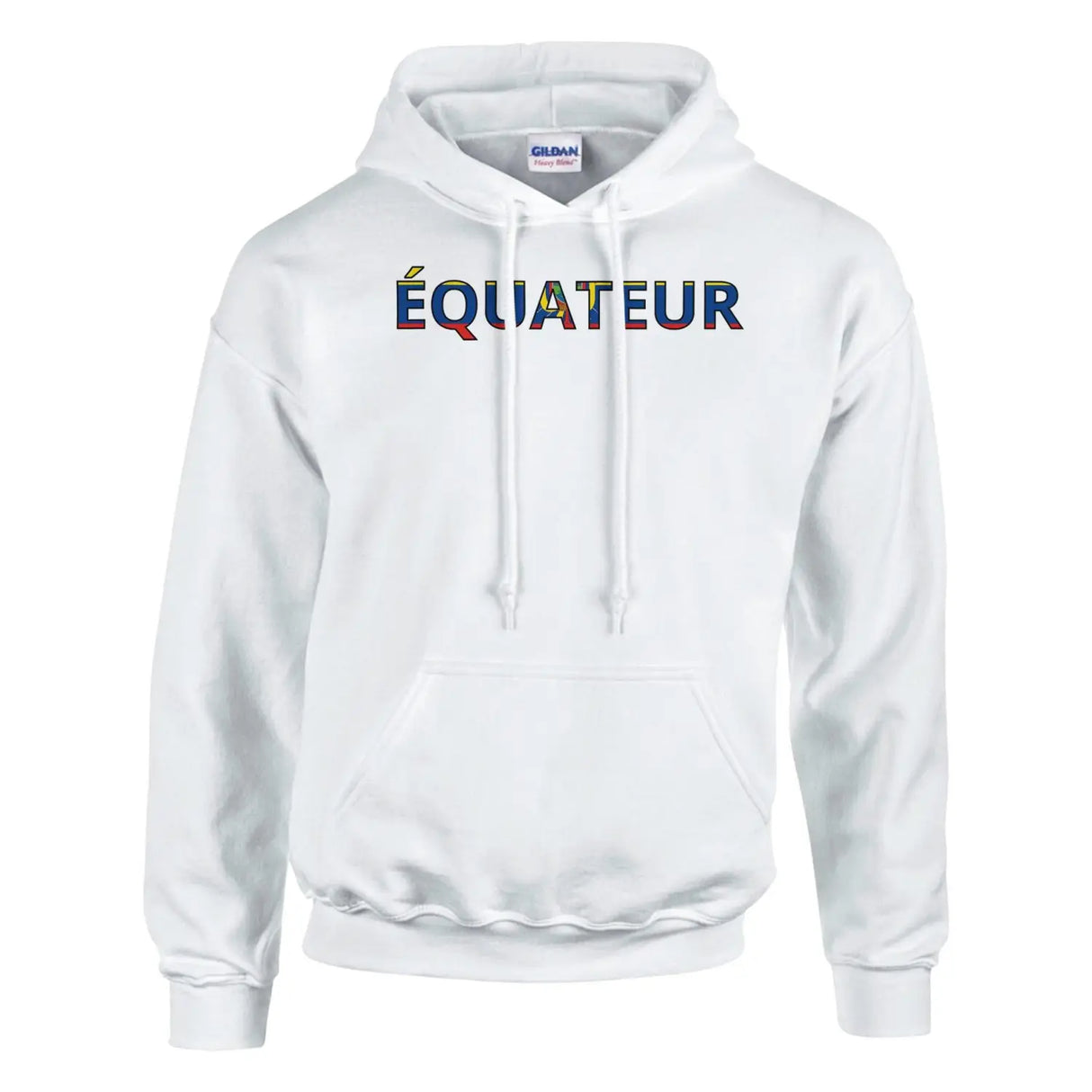 Sweat drapeau équateur en écriture - pixelforma