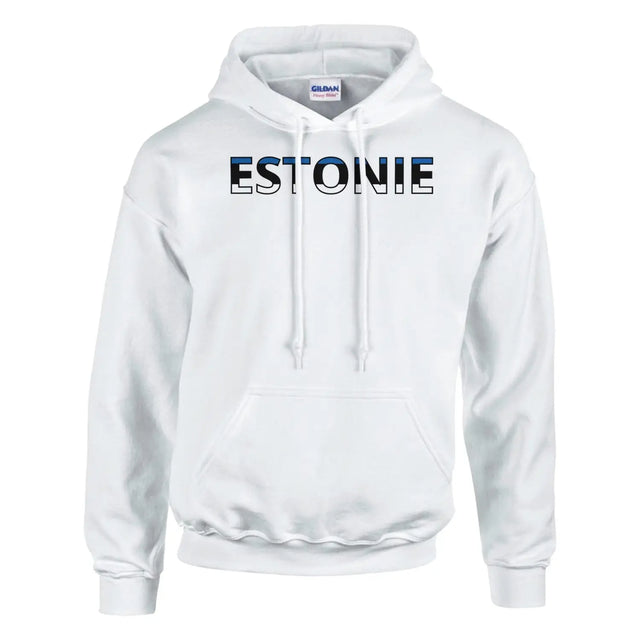 Sweat drapeau estonie en écriture - pixelforma