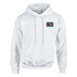 Sweat à capuche drapeau eswatini brodé coton mélangé