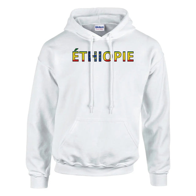 Sweat drapeau éthiopie en écriture - pixelforma