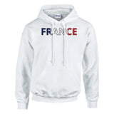 Sweat drapeau france en écriture - pixelforma