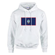 Sweat à capuche drapeau guam coton mélangé broderie