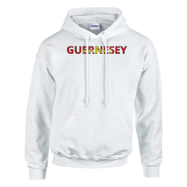 Sweat drapeau guernesey en écriture - pixelforma