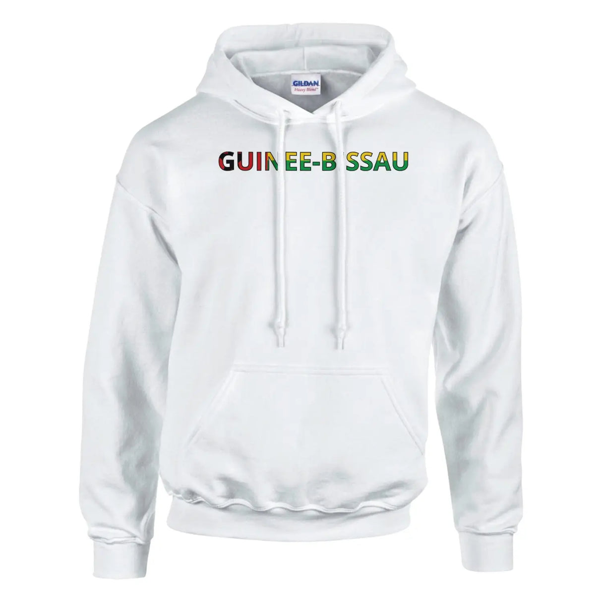 Sweat drapeau guinée-bissau en écriture - pixelforma