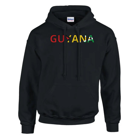 Sweat drapeau guyana en écriture - pixelforma