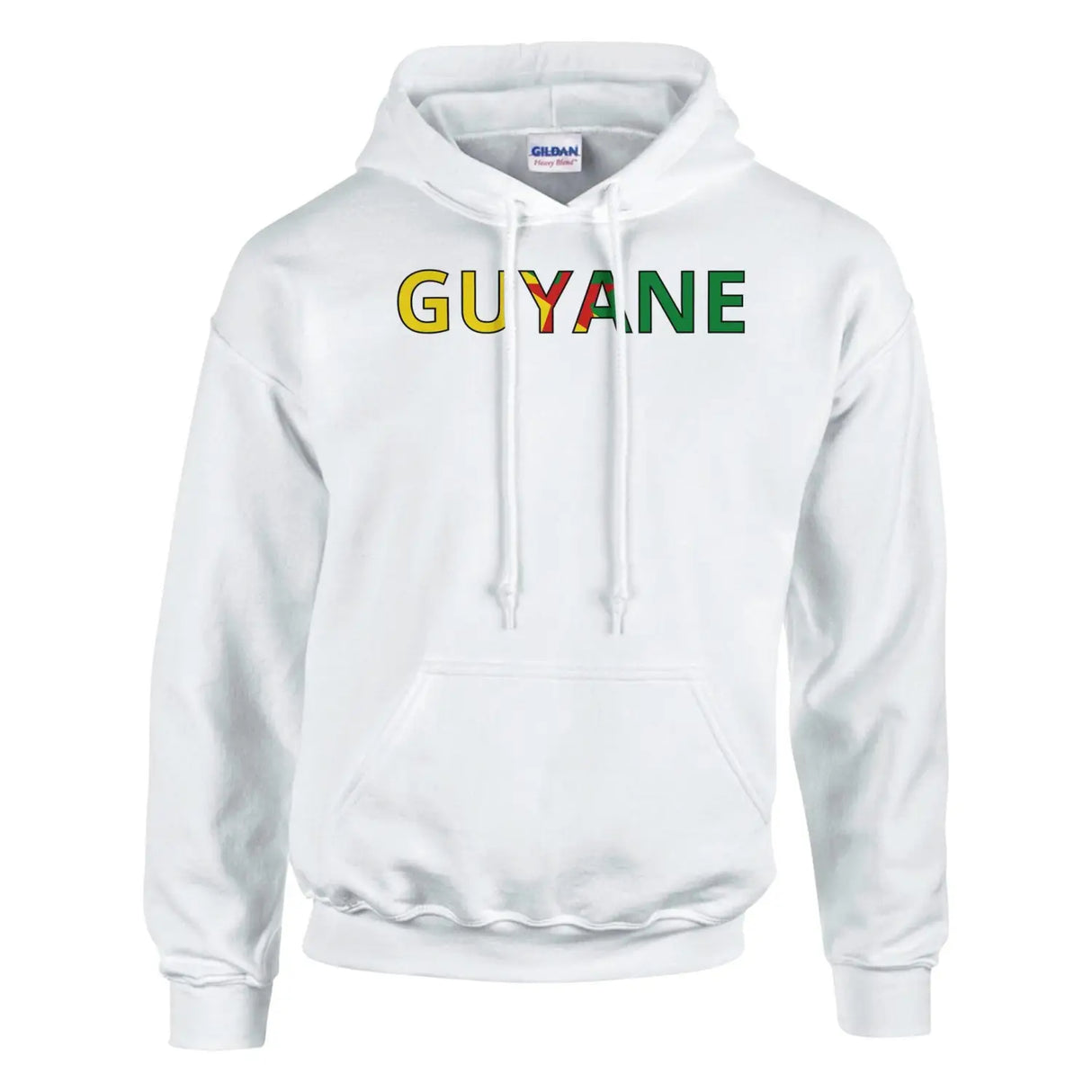 Sweat drapeau guyane en écriture - pixelforma