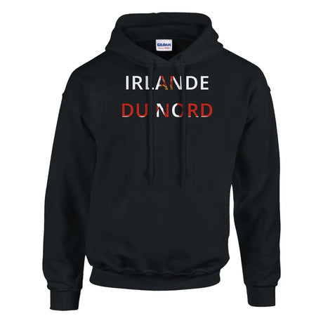 Sweat drapeau irlande du nord en écriture - pixelforma