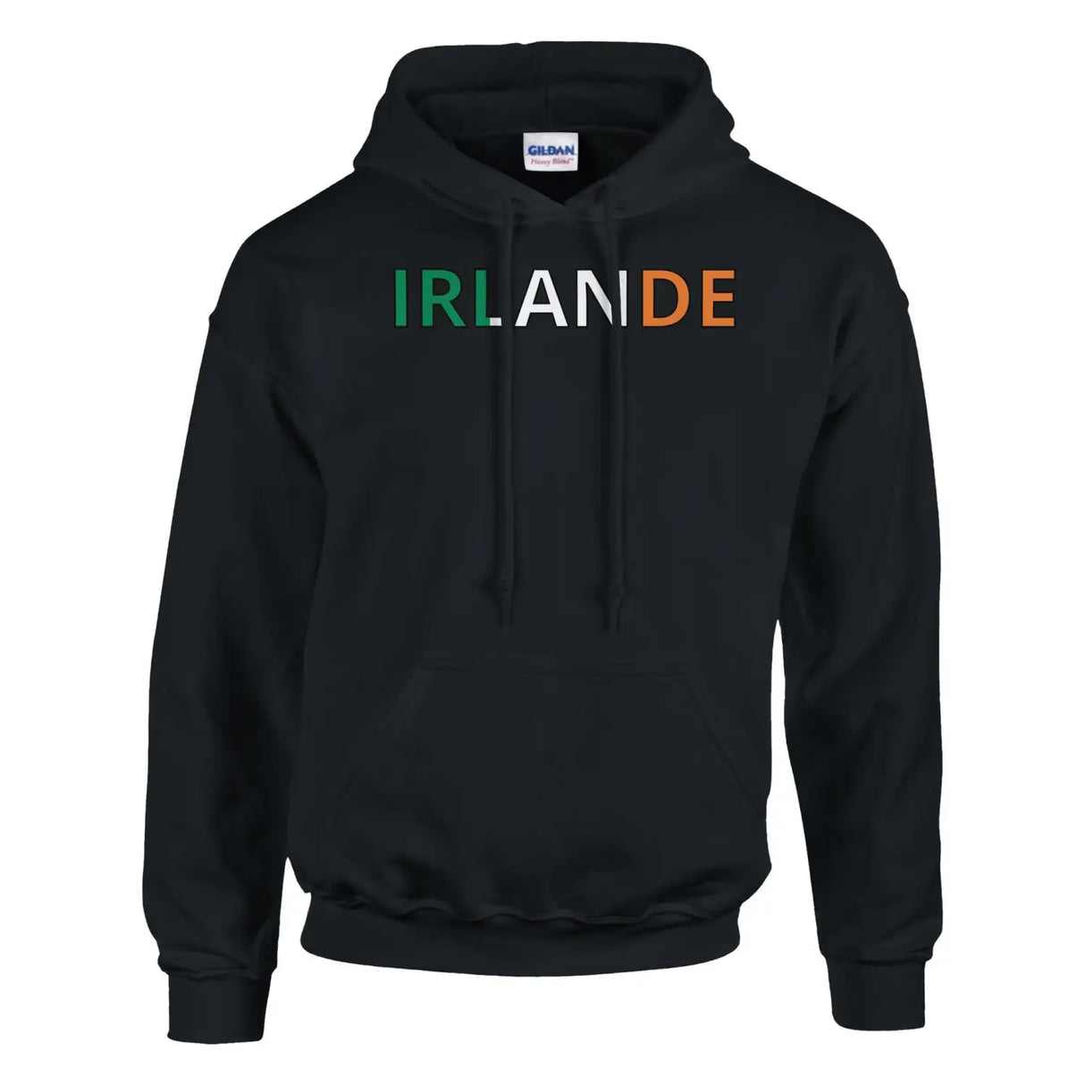 Sweat drapeau irlande en écriture - pixelforma