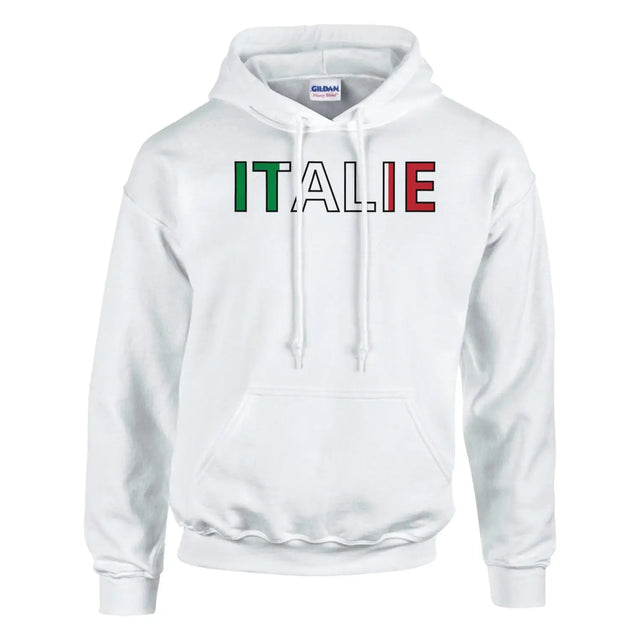 Sweat drapeau italie en écriture - pixelforma