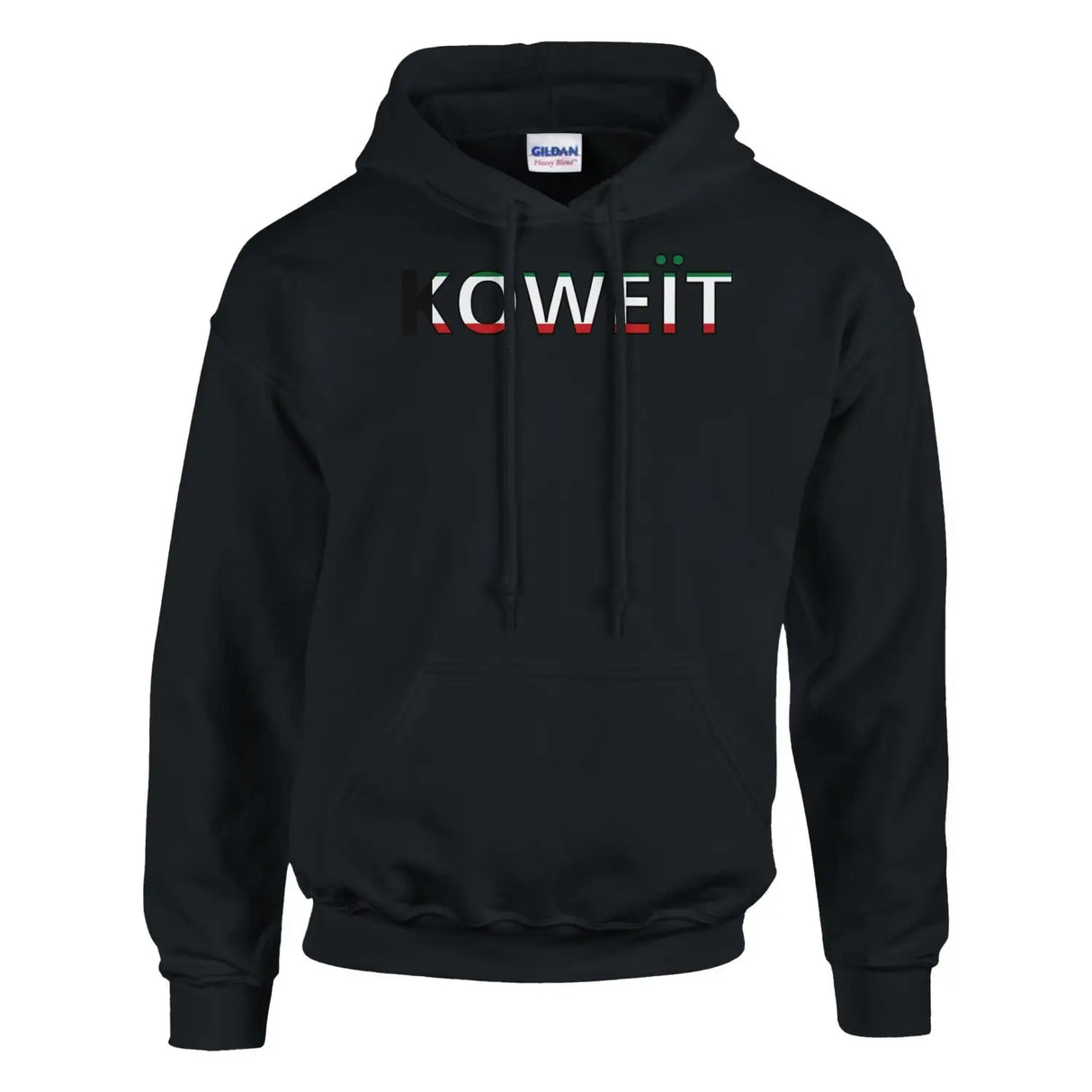 Sweat drapeau koweït en écriture - pixelforma