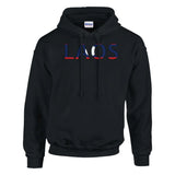 Sweat drapeau laos en écriture - pixelforma