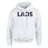 Sweat drapeau laos en écriture - pixelforma