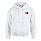 Sweat à capuche drapeau malte brodé coton mélangé