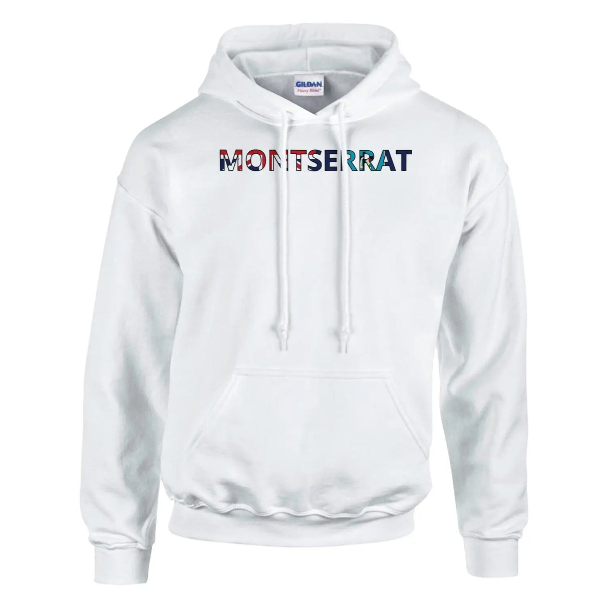 Sweat drapeau montserrat en écriture - pixelforma