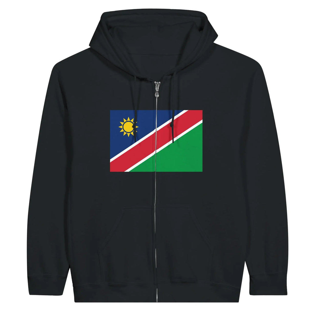 Sweat à capuche drapeau namibie à fermeture éclair - pixelformaflag