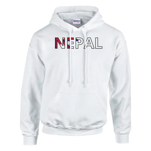 Sweat drapeau népal en écriture - pixelforma