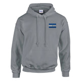 Sweat à capuche drapeau nicaragua brodé coton mélangé