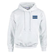 Sweat à capuche drapeau nicaragua brodé coton mélangé