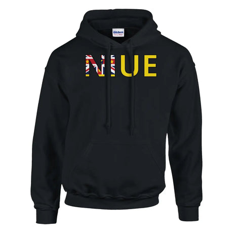 Sweat drapeau niue en écriture - pixelforma