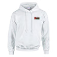 Sweat à capuche drapeau oman brodé coton mélangé