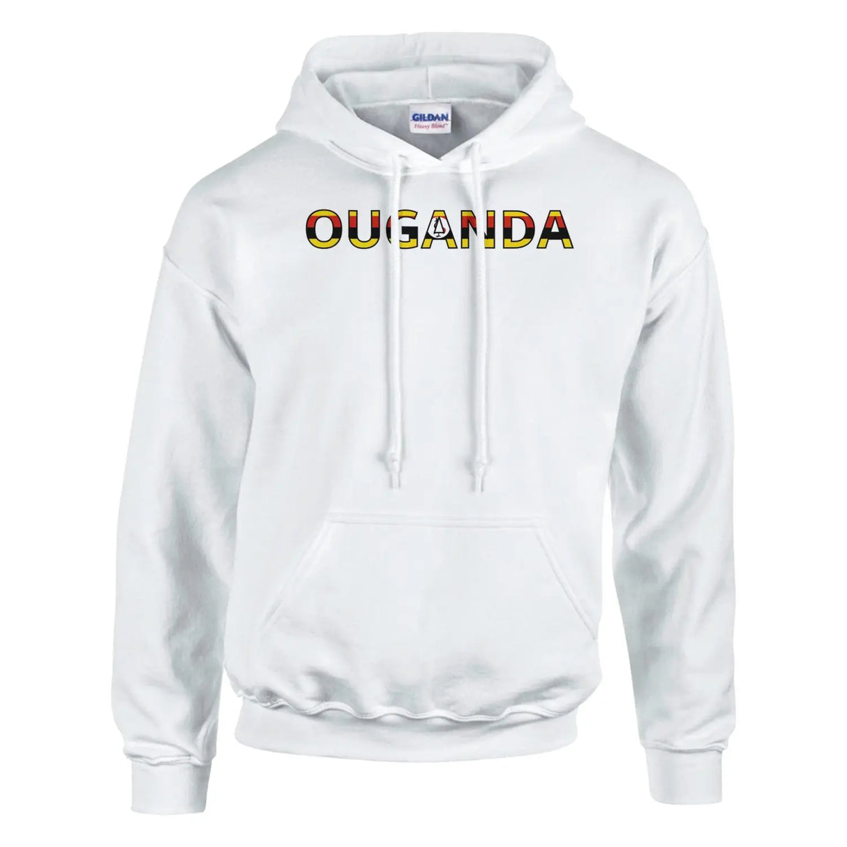 Sweat drapeau ouganda en écriture - pixelforma