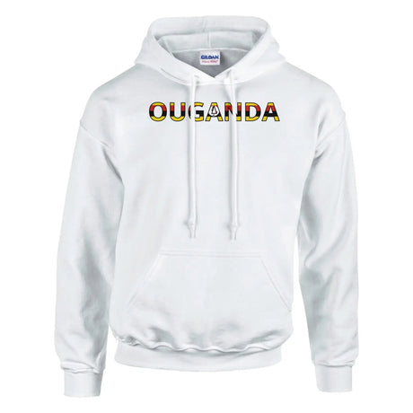 Sweat drapeau ouganda en écriture - pixelforma