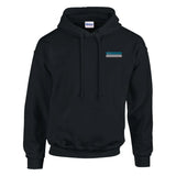 Sweat à capuche drapeau ouzbékistan brodé coton mélangé