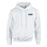 Sweat à capuche drapeau ouzbékistan brodé coton mélangé