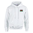 Sweat à capuche drapeau pays de galles brodé coton mélangé