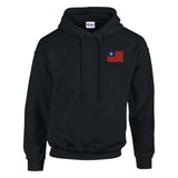 Sweat à capuche drapeau république de chine brodé coton