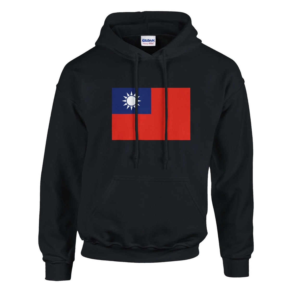 Sweat à capuche drapeau république de chine coton mélangé