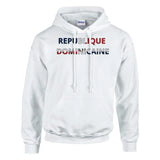 Sweat drapeau république dominicaine en écriture - pixelforma