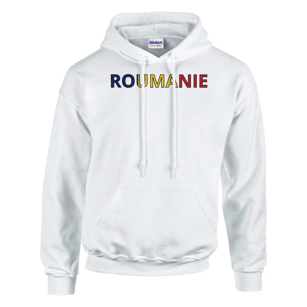 Sweat drapeau roumanie en écriture - pixelforma